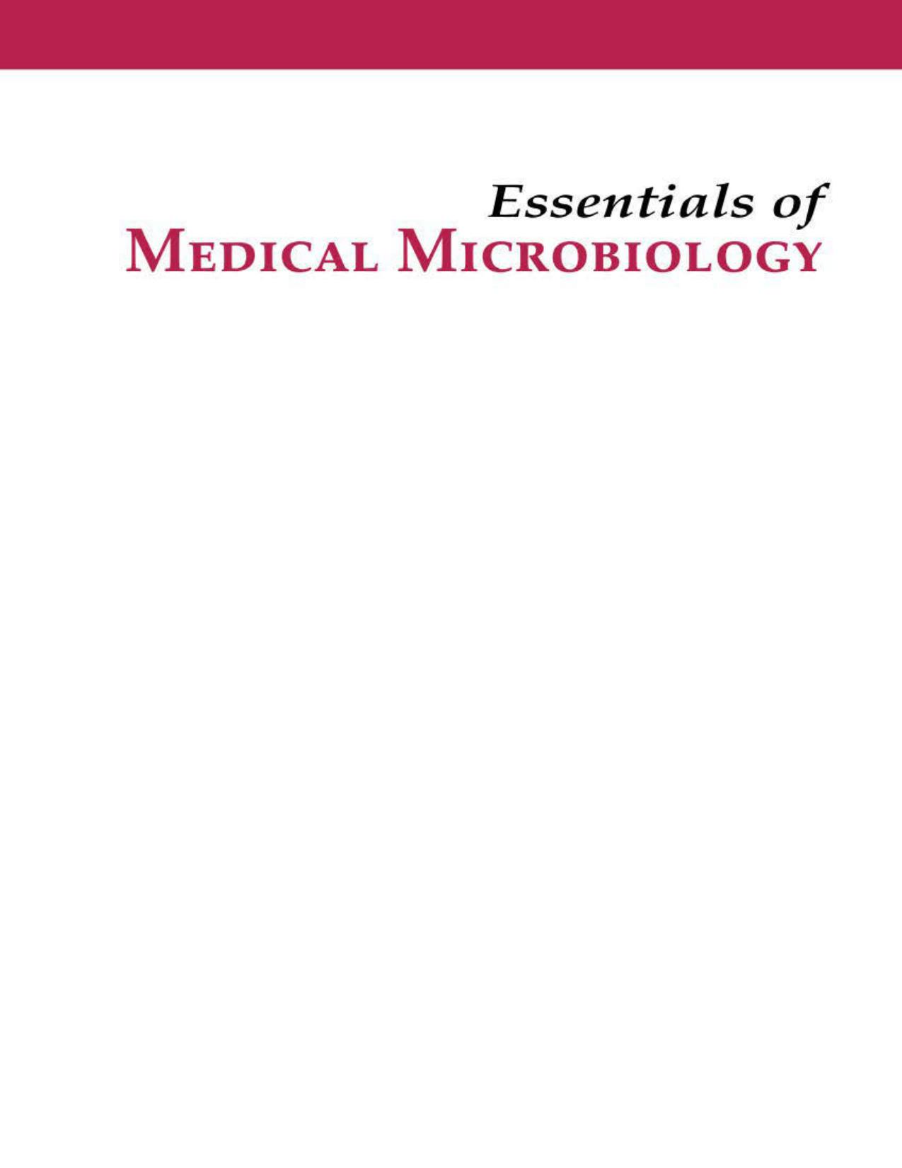 Essentials of Medical Microbiology