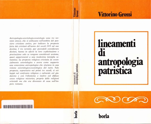 Lineamenti di antropologia patristica