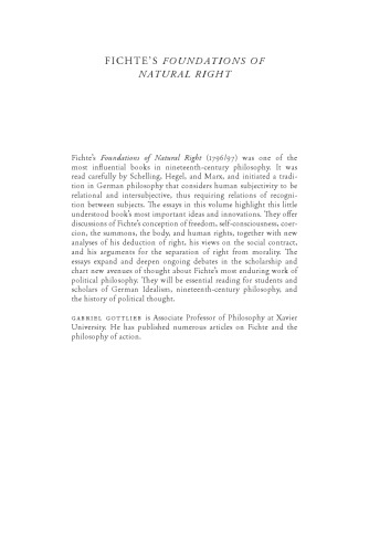 Fichte’s Foundations of Natural Right: A Critical Guide