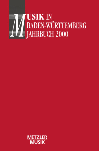 Musik in Baden-Württemberg: Jahrbuch 2000 / Band 7