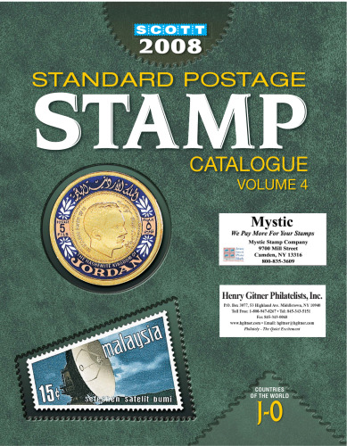 2008 STANDARD POSTAGE STAMP CATALOGUE, VOLUME 4