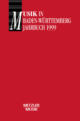 Musik in Baden-Württemberg: Jahrbuch 1999 / Band 6