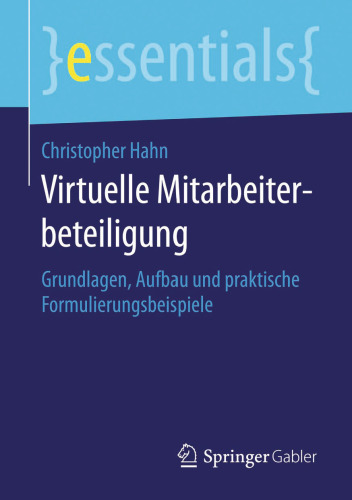 Virtuelle Mitarbeiterbeteiligung: Grundlagen, Aufbau und praktische Formulierungsbeispiele