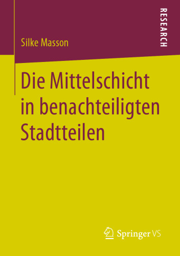 Die Mittelschicht in benachteiligten Stadtteilen