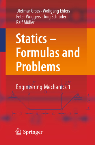 Statics – Formulas and Problems : Engineering Mechanics 1