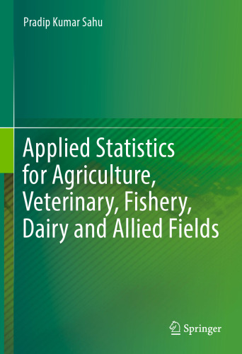 Applied Statistics for Agriculture, Veterinary, Fishery, Dairy and Allied Fields