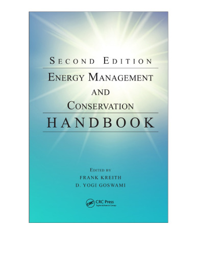 Energy Management and Conservation Handbook, Second Edition