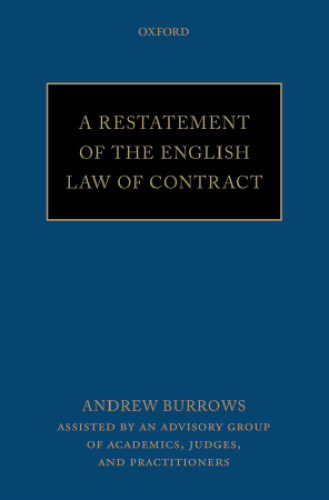 A restatement of the English law of contract