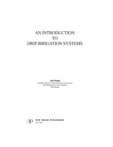 An introduction to drip irrigation systems