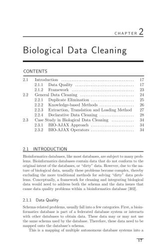 Bioinformatics database systems