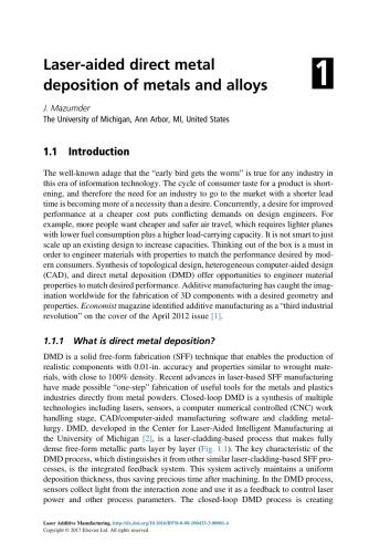 Woodhead Publishing Series in Electronic and Optical Materials: Laser Additive Manufacturing: Materials, Design, Technologies, and Applications