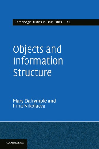 Objects and Information Structure