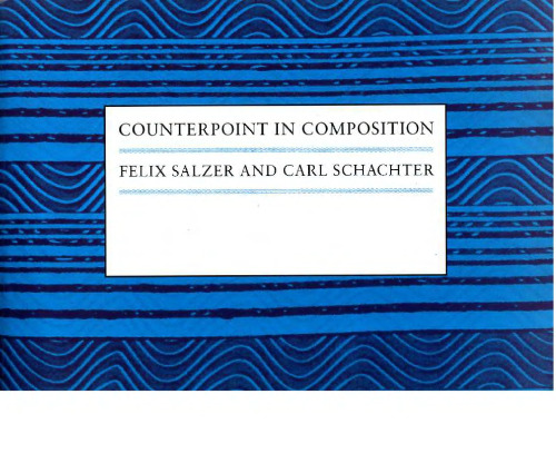 Counterpoint in Composition: The Study of Voice Leading