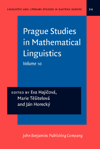 Prague studies in mathematical linguistics 10