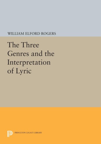 THE THREE GENRES AND THE INTERPRETATION OF LYRIC