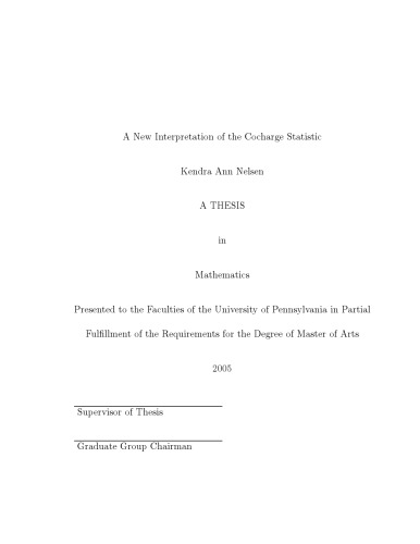 A New Interpretation of the Cocharge Statistic [Master thesis]