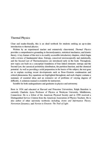 Thermal Physics