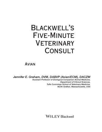 Five-Minute Veterinary Consult - Avian