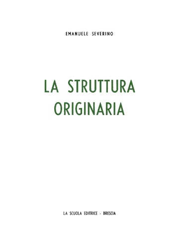 La struttura originaria