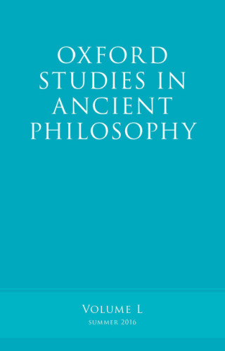 Oxford Studies in Ancient Philosophy, Volume 50