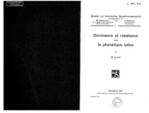 Dominance et résistance dans la phonétique latine