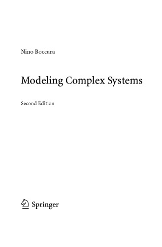 Modeling Complex Systems