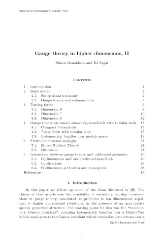 Geometry of special holonomy and related topics