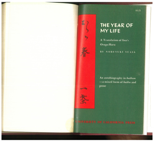 The Year of My Life: A Translation of Issa’s Oraga Haru