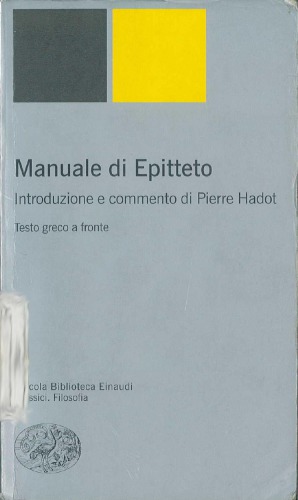 Manuale. Testo greco a fronte