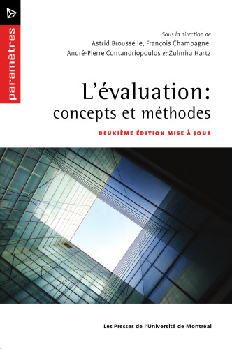 L’Evaluation : Concepts & Methodes