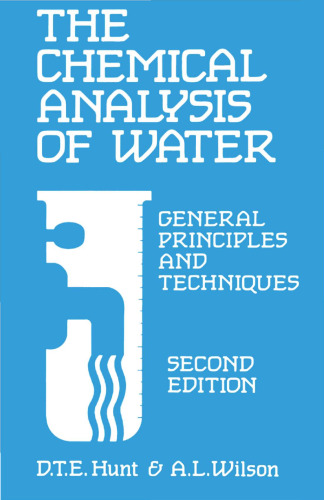 The Chemical Analysis of Water: General Principles and Techniques