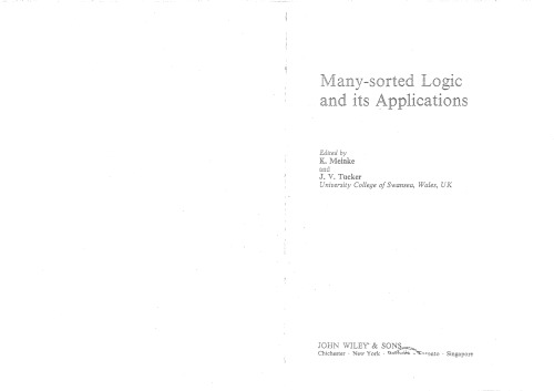 Many-sorted Logic and its Applications