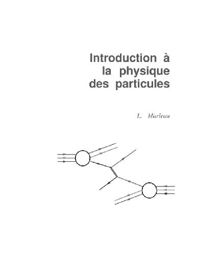 Introduction a la physique des particules