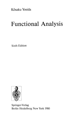 Functional analysis