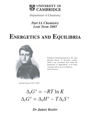 Energetics and Equilibria