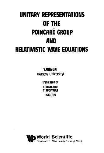 Unitary representations of the Poincare group and relativistic wave equations