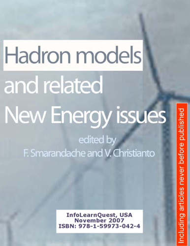 Hadron models and related new energy issues