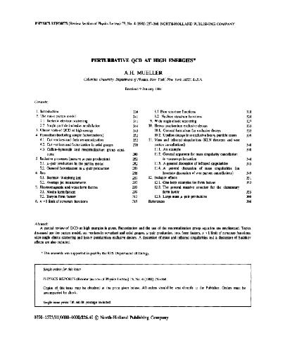 Perturbative QCD at high energies