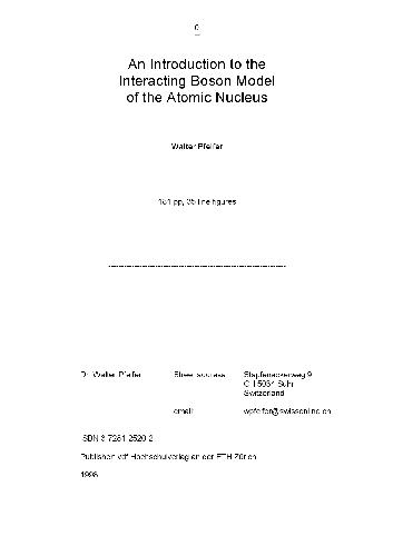 An introduction into the interacting boson model of the atomic nucleus