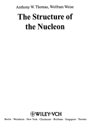 The Structure of the Nucleon