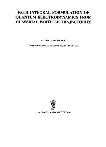 Path integral formulation of quantum electrodynamics from classical particle trajectories