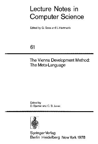 The Vienna Development Method: The Meta-Language