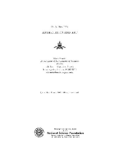 Mathematics and Art