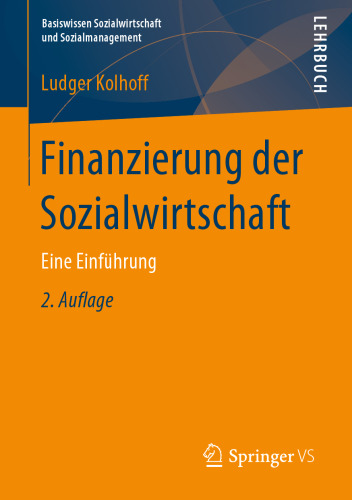 Finanzierung der Sozialwirtschaft: Eine Einführung