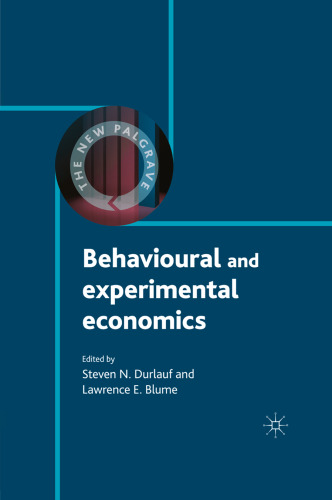 Behavioural and Experimental Economics