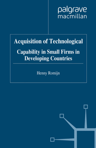 Acquisition of Technological Capability in Small Firms in Developing Countries