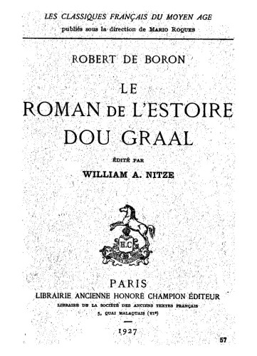 Le roman de l’estoire dou Graal