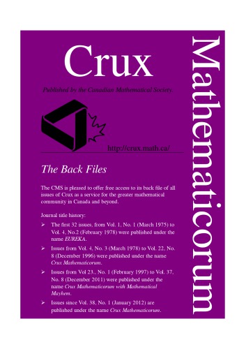 Crux Mathematicorum