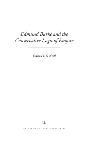 Edmund Burke and the Conservative Logic of Empire