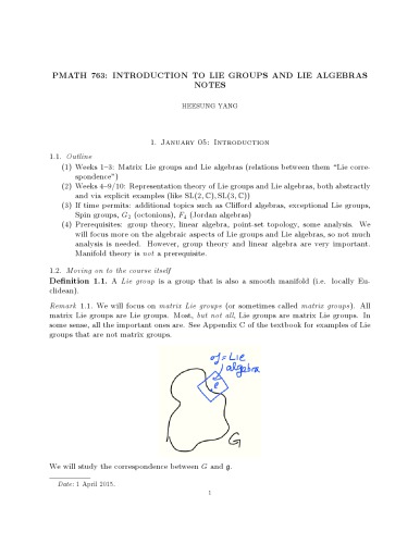 PMATH 763: Introduction to Lie groups and Lie algebras [Lecture notes]